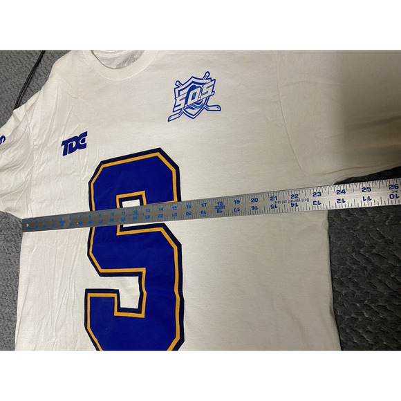 SZA SOS Tour Hockey Jersey Style Long Sleeve Size XL Tee 2023 TDE T Shirt NWOT - Picture 8 of 9